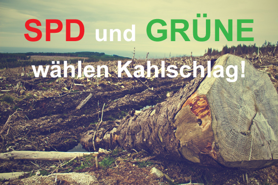 SPD und Grüne wählen Kahlschlag - der Planfeststellungsbeschluss ist da. 13.02.2020